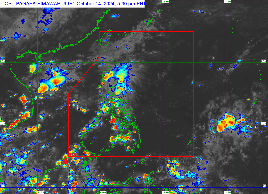 Satellite image from DOST / Pagasa