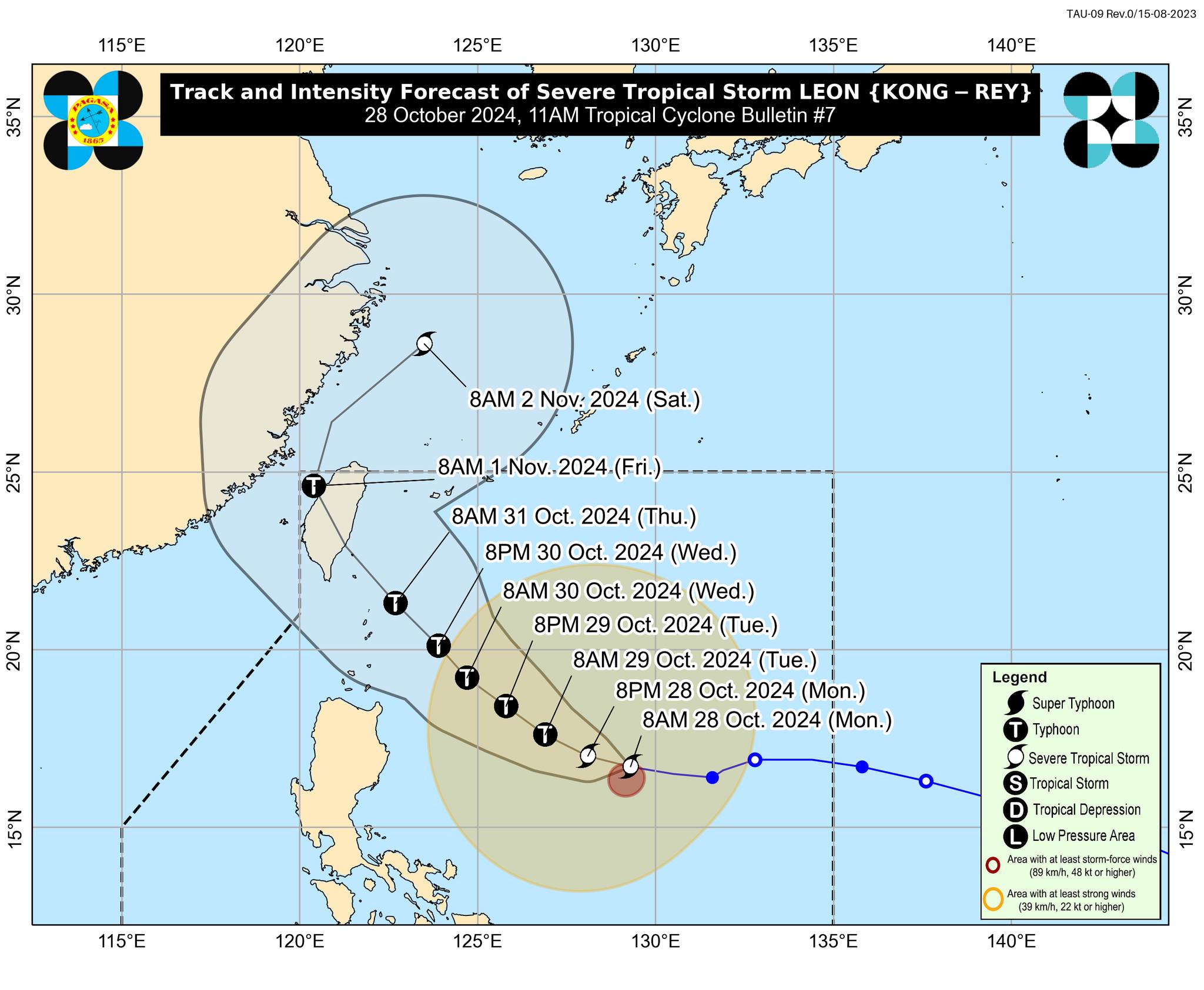 Severe Tropical Storm Leon