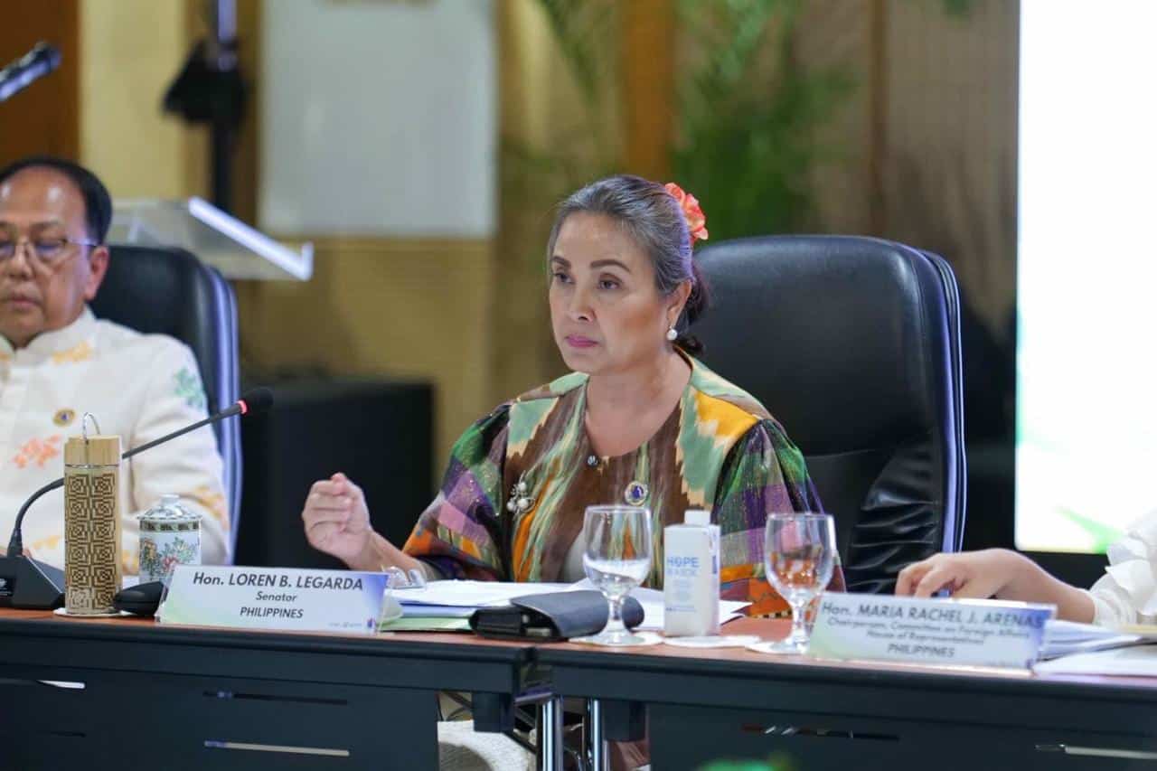 Senator Loren Legarda  at the International Conference on Women, Peace, and Security (ICWPS)