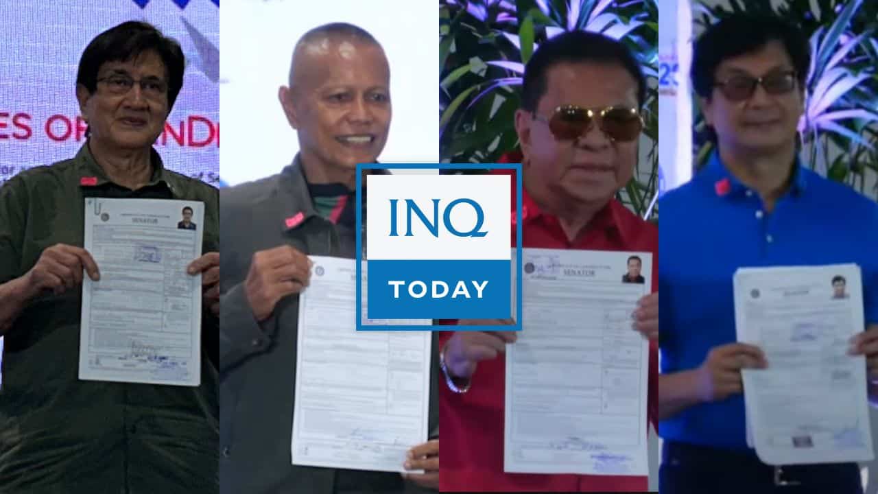 INQHari ini: Gringo Honasan, Benhur Abalos, Chavit Singson dan Ariel Querubin mencari kursi Senat