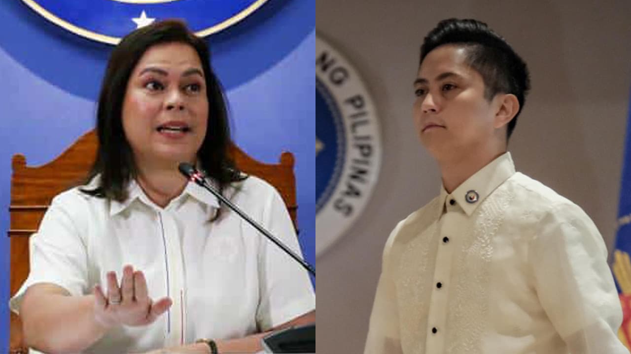 Vice President Sara Duterte and Rep. Ferdinand Alexander "Sandro" Marcos. 