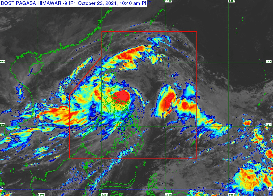 Tropical Storm Kristine. Image from Pagasa