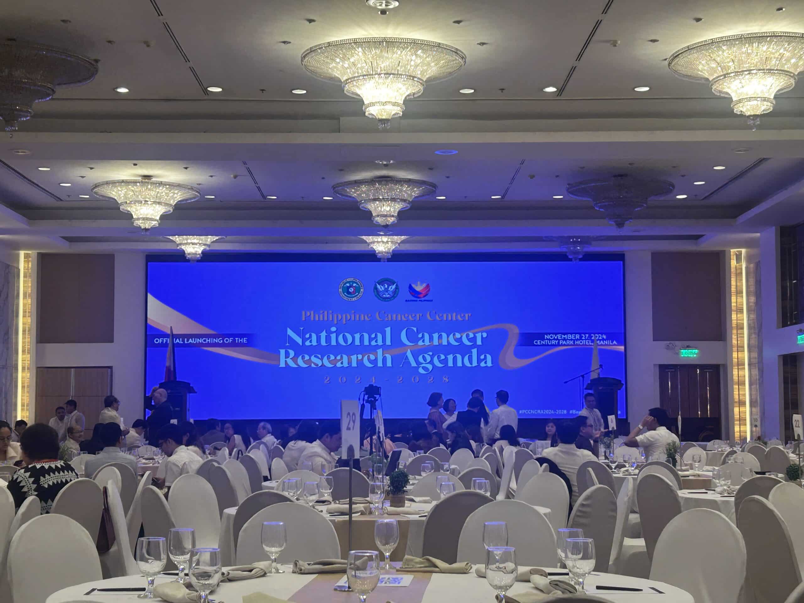 Launching of the Philippine Cancer Center’s National Cancer Research Agenda 2024-2028 on Wednesday, November 27, 2024 at Century Park Hotel in Malate, Manila. (Photo by Dianne Sampang/INQUIRER.net)