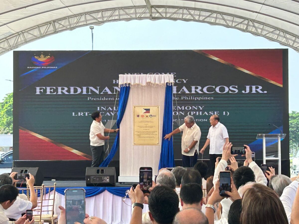 Marcos leads inauguration of LRT-1 Cavite Extension Phase 1