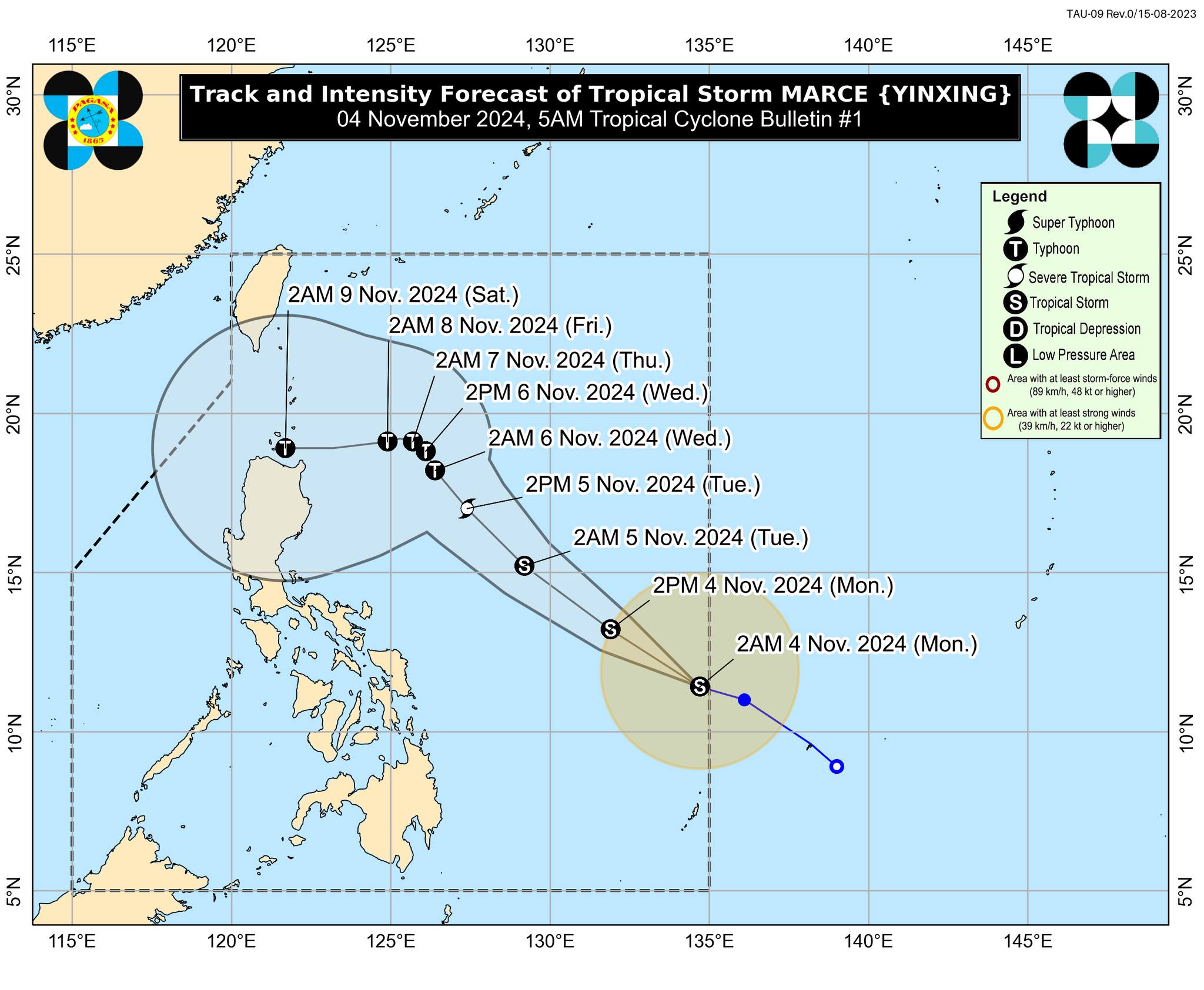 (Photo courtesy of Pagasa)