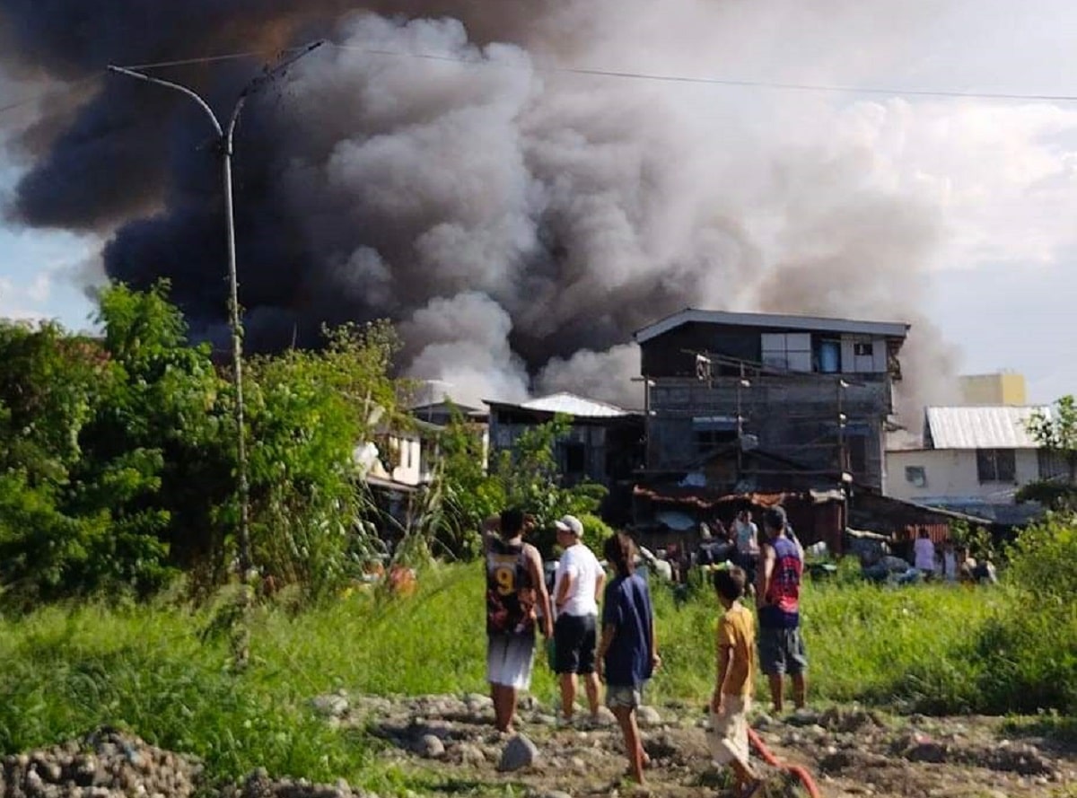 206 families left homeless by fire in Cagayan de Oro