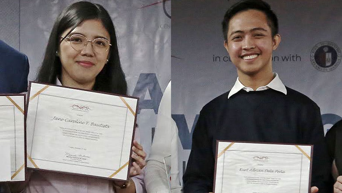 Jane Bautista of the Inquirer and Kurt de la Peña of Inquirer.netwere also recognized by the Center for Media Freedom and Responsibility for their work in the context of best practice and media ethics. 