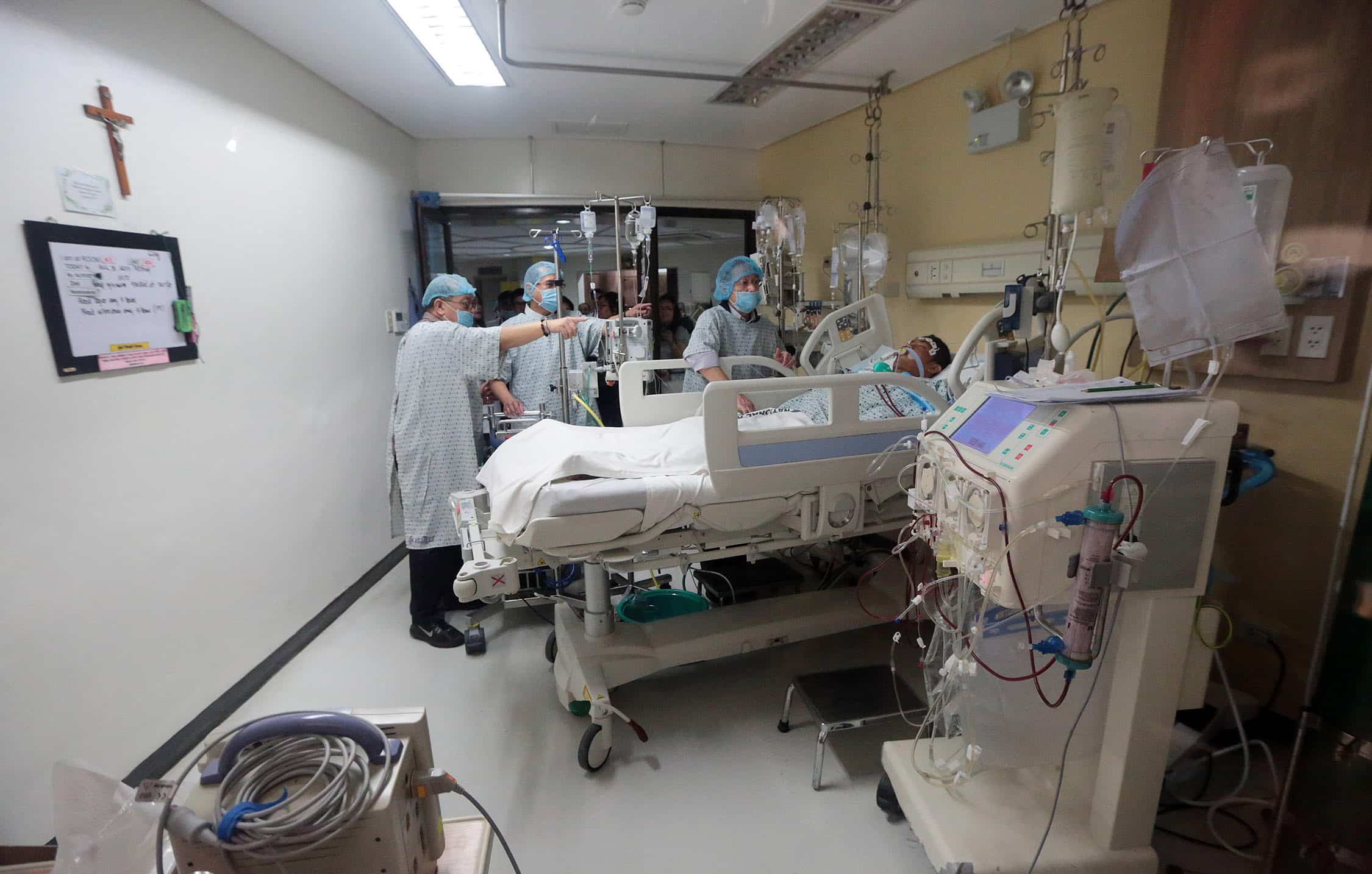 END-OF-LIFE ASSISTANCE The Department of Health alsoplans to assign more palliative care doctors in government hospitals, like the National Kidney Transplant Institute in Quezon City, according to Health Secretary Teodoro Herbosa.