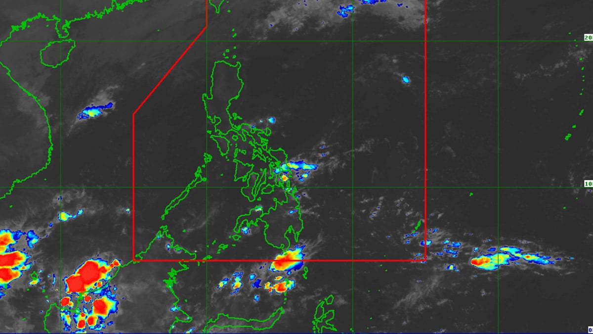 Weather satellite image from Pagasa