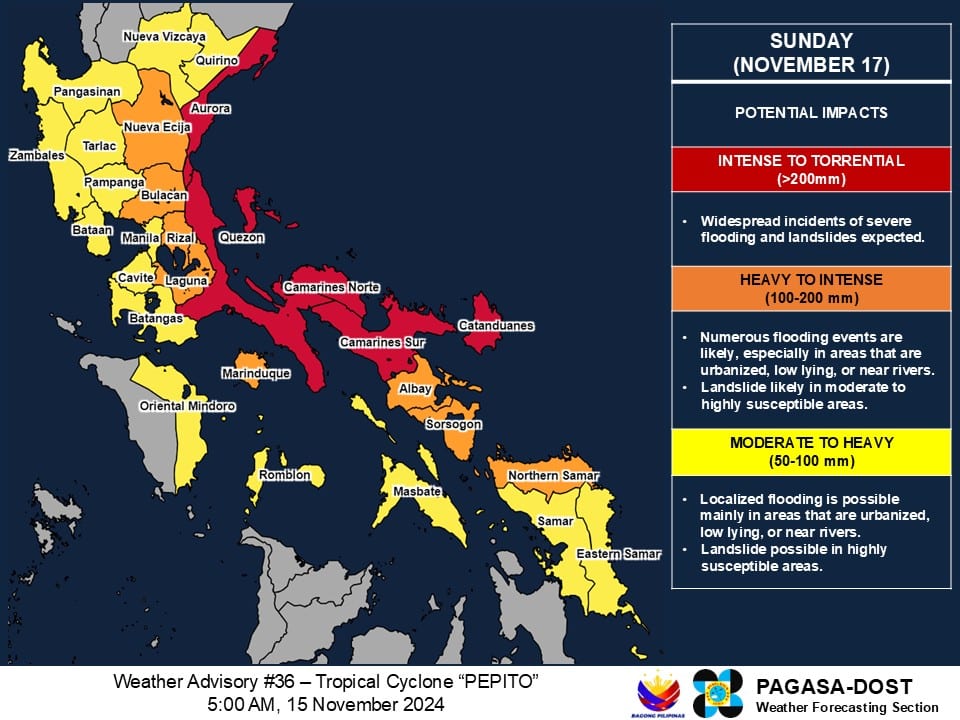 Bicol, still reeling from Kristine, is on path of Pepito