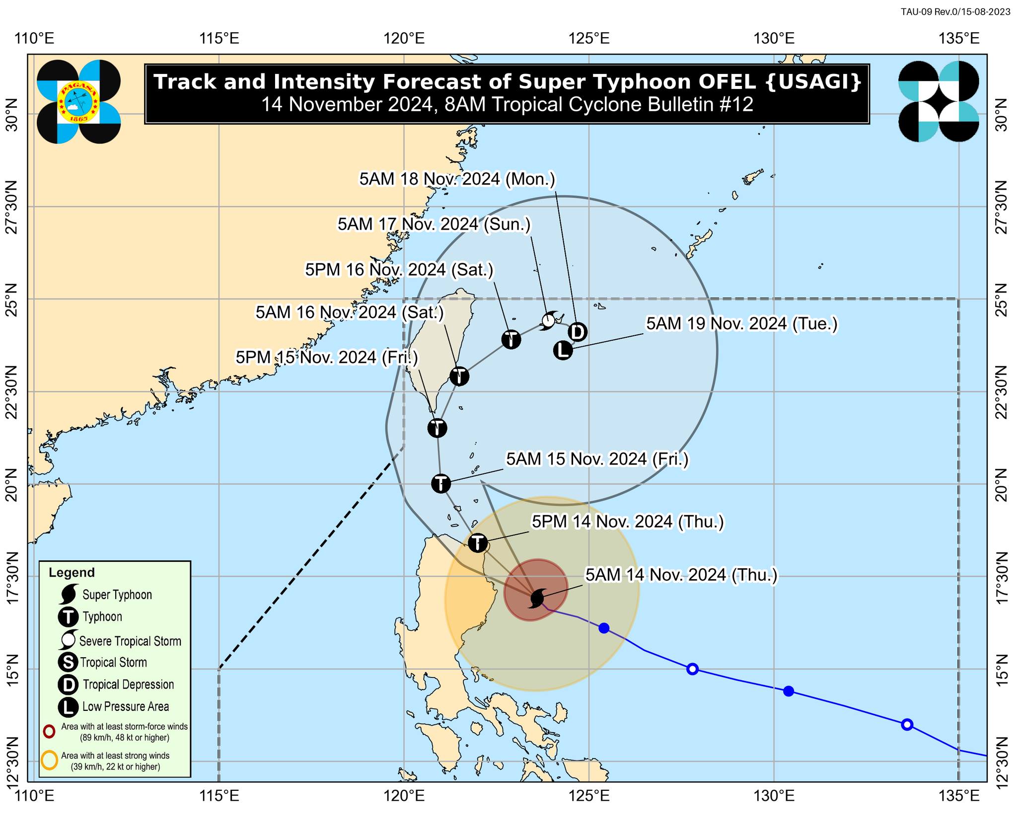 Ofel now a super typhoon; Signal No. 5 up in Cagayan