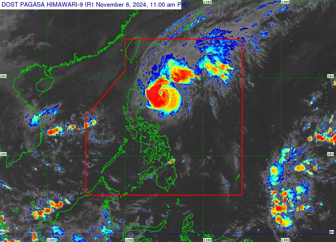 Satellite image from DOST / Pagasa