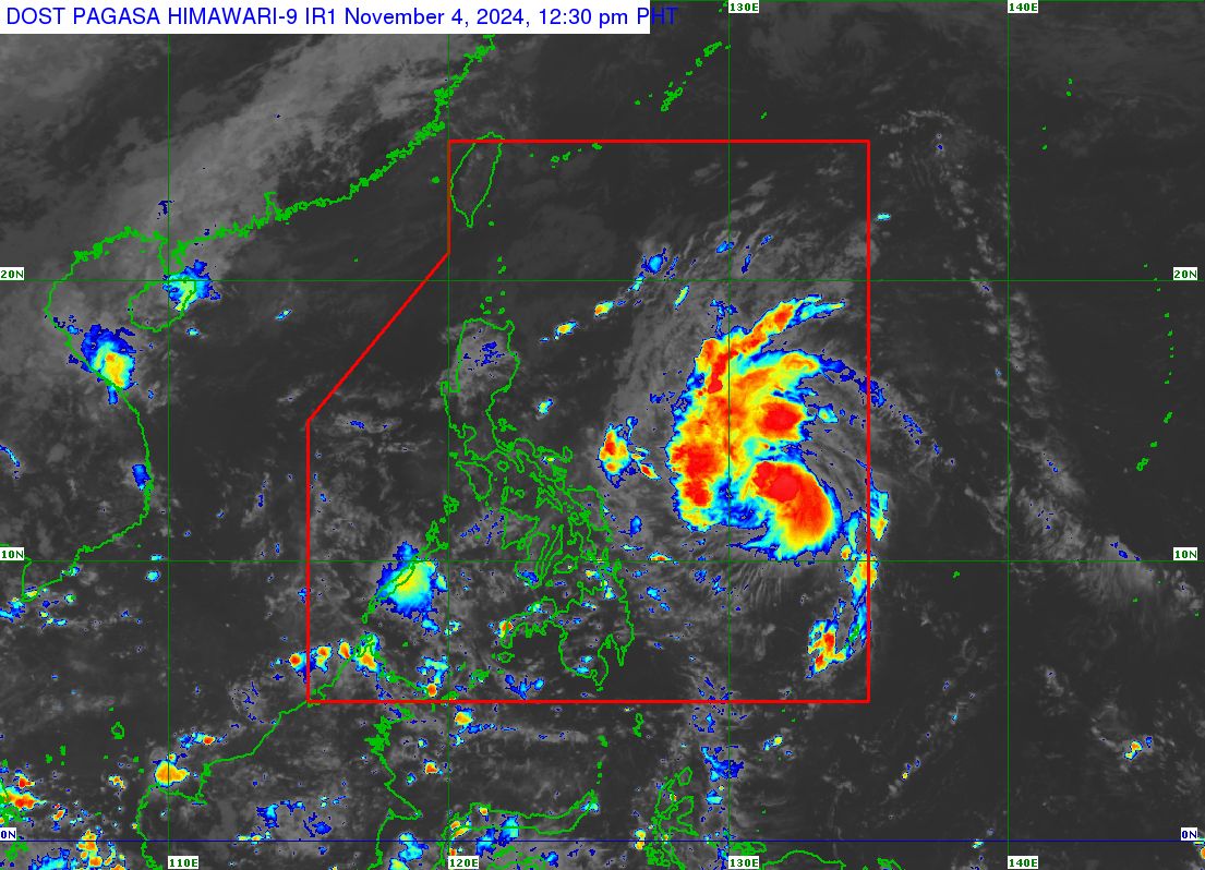 (Satellite photo of Tropical Storm Marce from Pagasa)