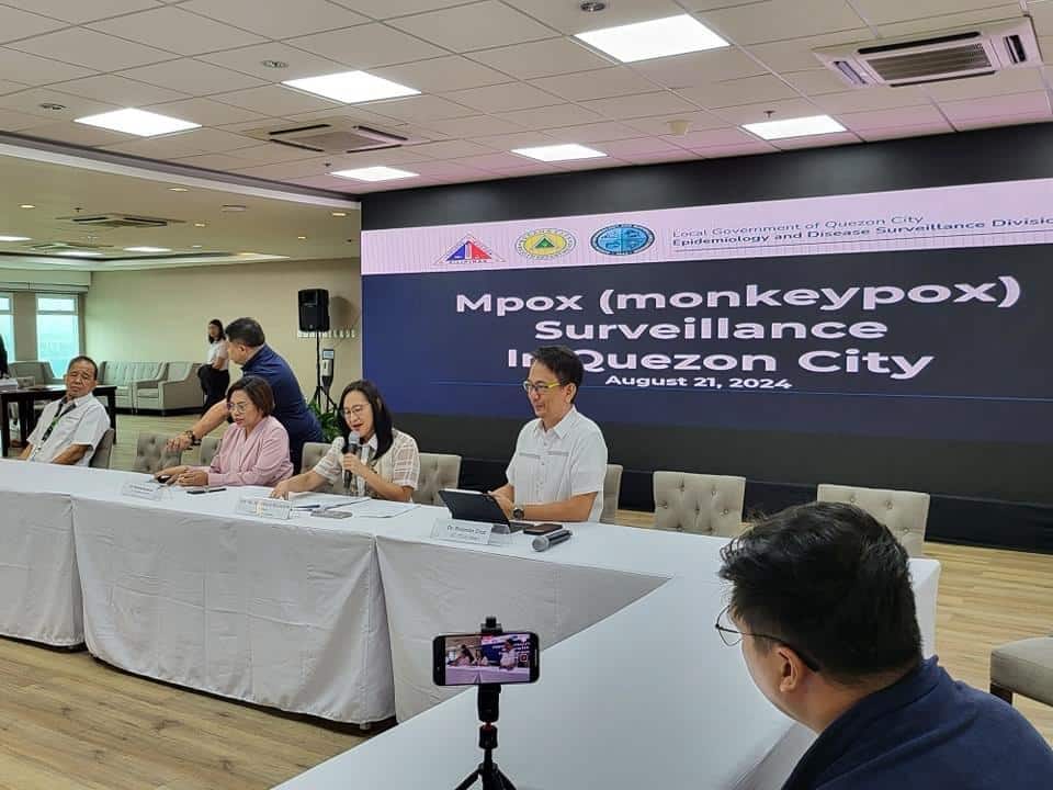 QC Mayor Joy Belmonte presides over  MPOX surveillance press conference