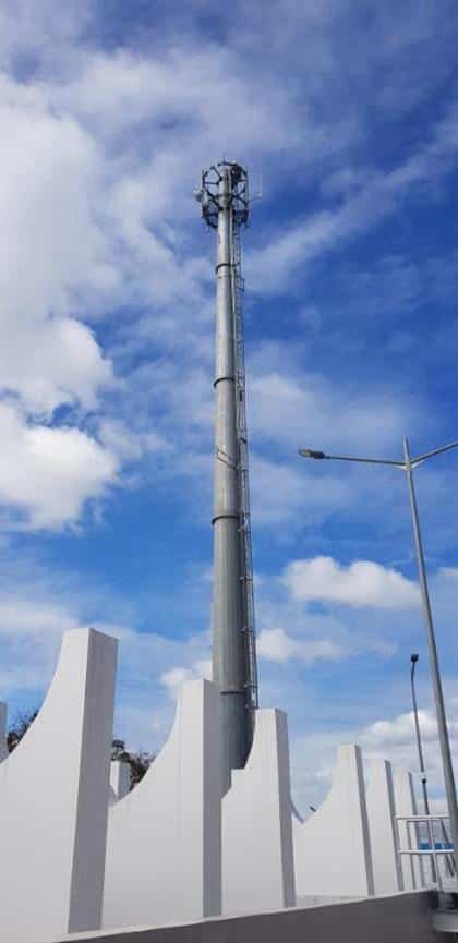 Cabading Booster facility’s communication tower to ensure effective and reliable communication across the water supply networkThis is part of the tech upgrade to monitor crucial parameters such as water pressure and flow rate, ensuring safe and efficient operations throughout the system.