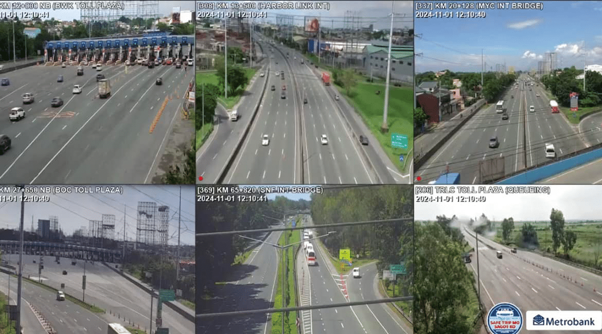 NLEX, SLEX traffic eases following long Undas weekend