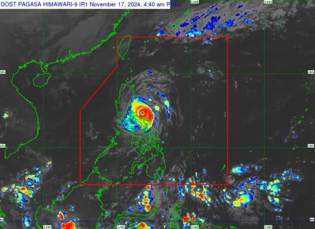 Super Typhoon Pepito to bring rains throughout PH on Sunday