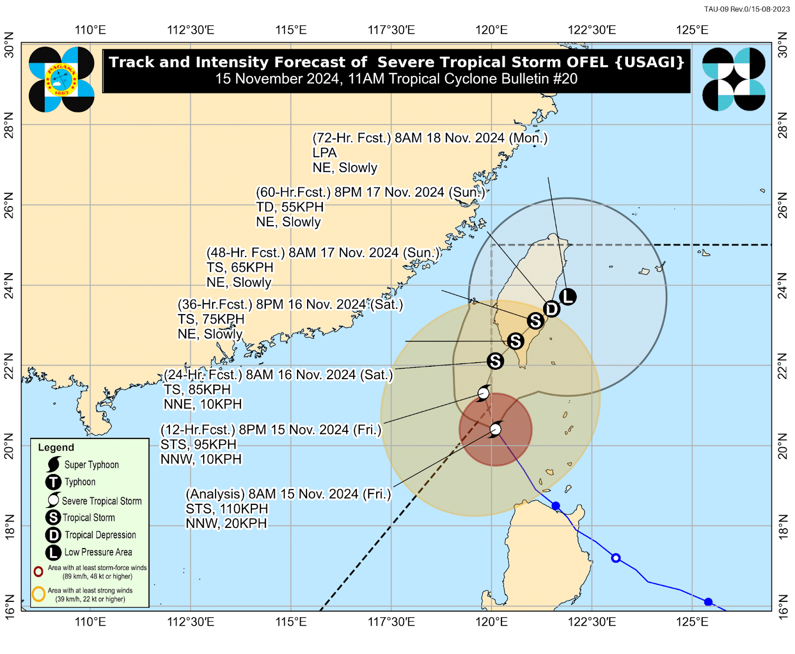 Pepito now a typhoon; Ofel lowers strength to severe tropical storm