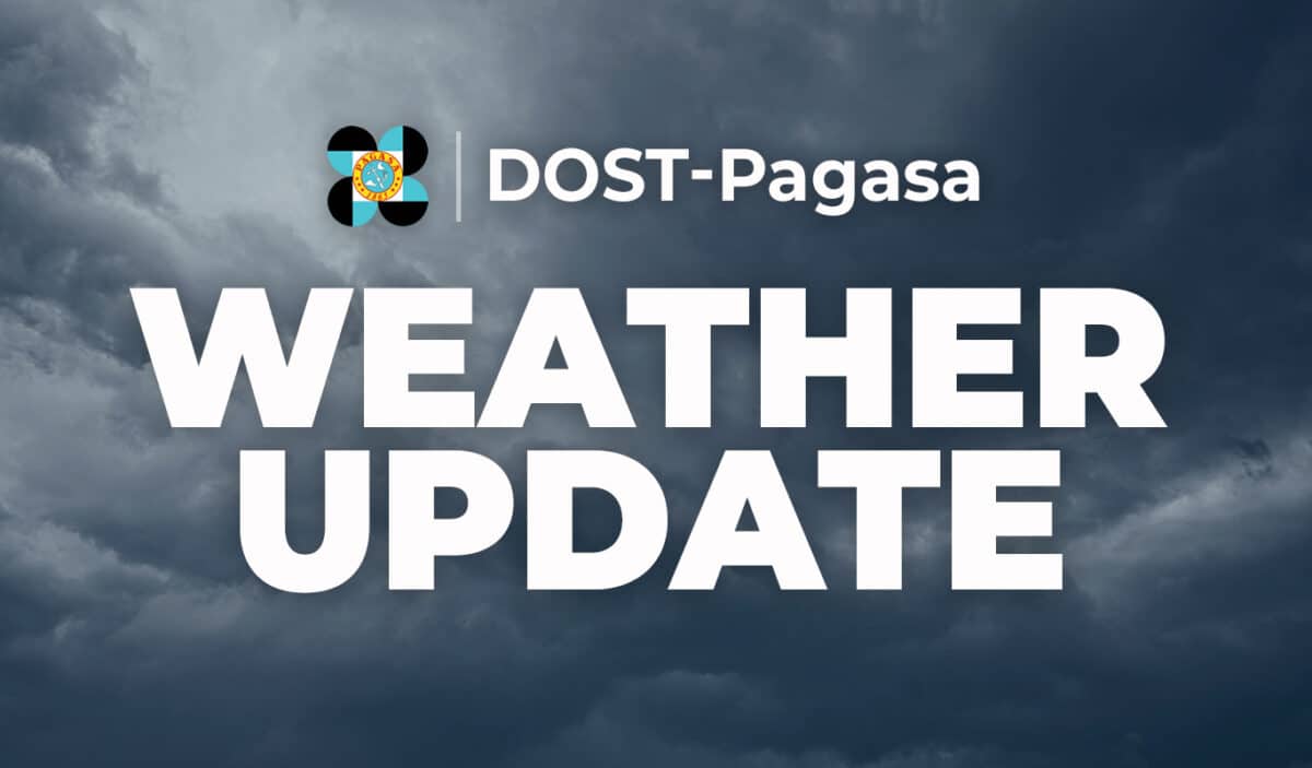 3 weather systems to bring rains over Luzon, Visayas on Dec. 15