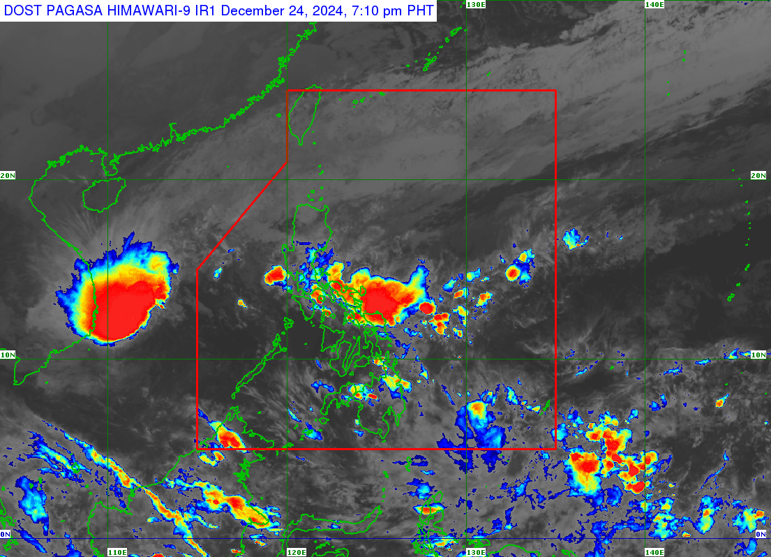 Shear line, amihan to bring Christmas Day rain in Luzon, Visayas