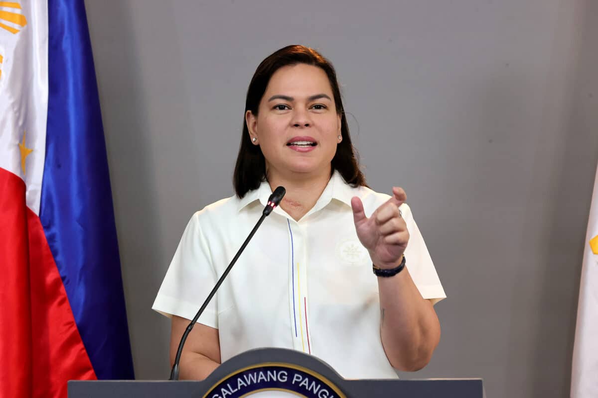 Sara Duterte calls on Filipinos to face 2025 with hope