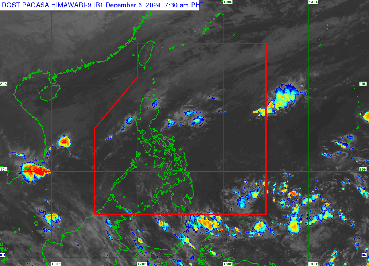 Pagasa: Rain in parts of PH due to northeast monsoon, shear line Dec 6