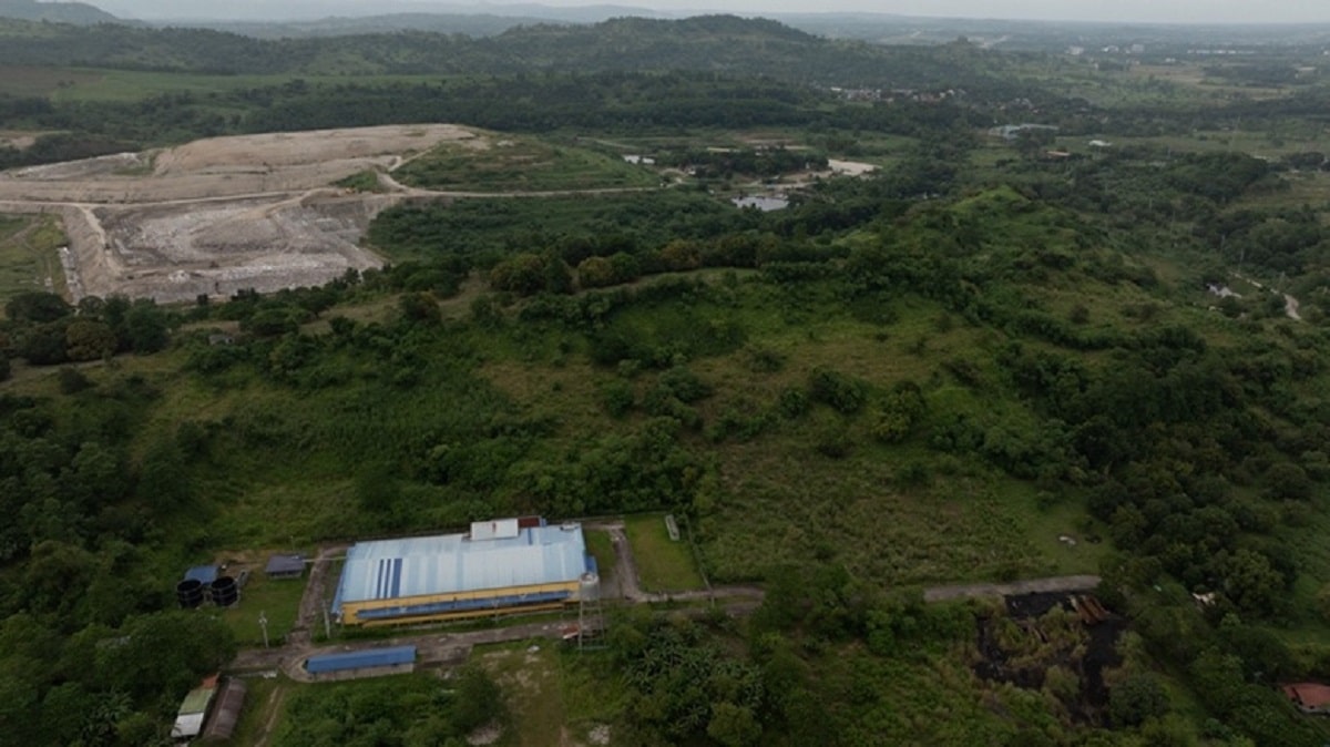 MANAGING WASTE The Kalangitan sanitary landfill located within the Clark Freeport and Special Economic Zone in Capas,Tarlac, shown in this Oct. 29 photo, is an important facility that handles hazardous waste and trash from businesses and local governments in Central Luzon and nearby areas. 