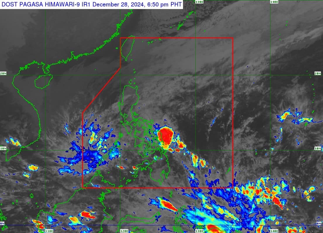 Pagasa warns of rain, cloudy skies, thunderstorms across PH on Dec. 29