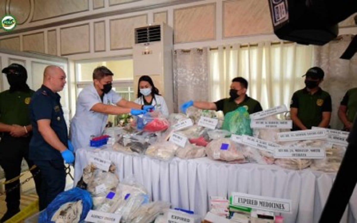 DESTROYED. The Philippine Drug Enforcement Agency (PDEA) 11 (Davao) destroys P16.1 million worth of illegal drugs, including shabu and marijuana, in Davao City, on Monday (Dec. 2, 2024). The destruction occurred at a thermal facility to comply with Republic Act 9165. 