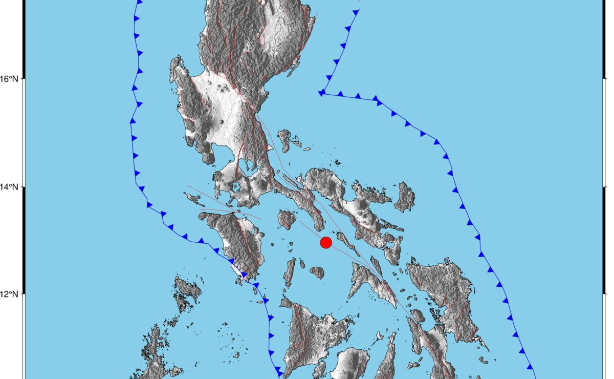 Earthquake of magnitude 4.2 strikes off Masbate town