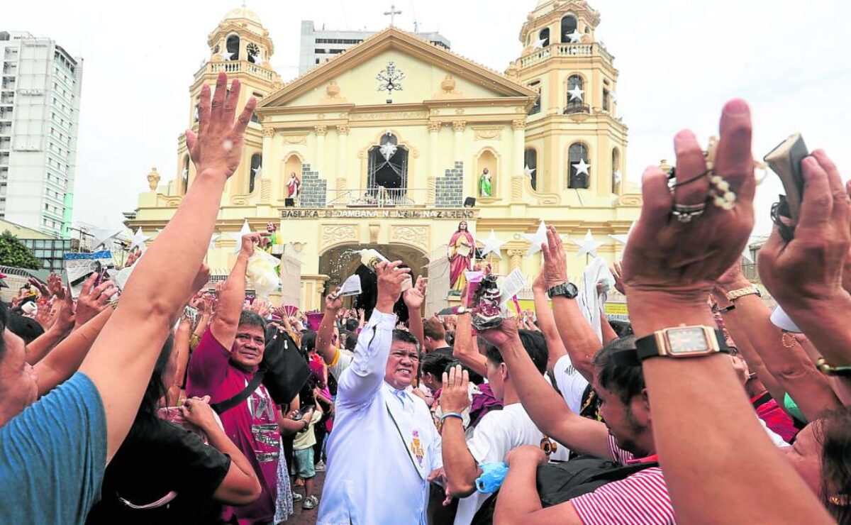 The Fiesta Masses have begun at the Minor Basilica and National Shrine of Jesus Nazareno or Quiapo Church in Manila.