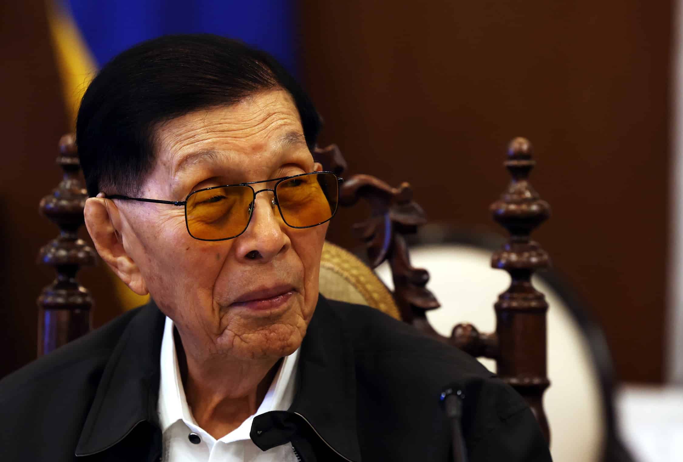 Enrile defends remarks on INC rally: It's more like political pressure