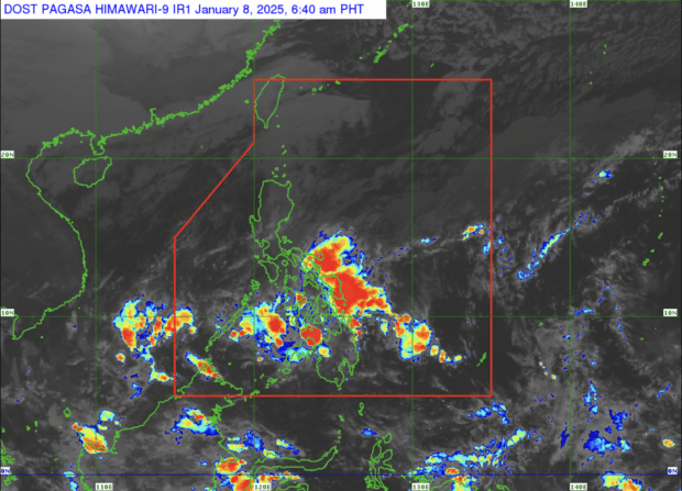 (Satellite photo from Pagasa)