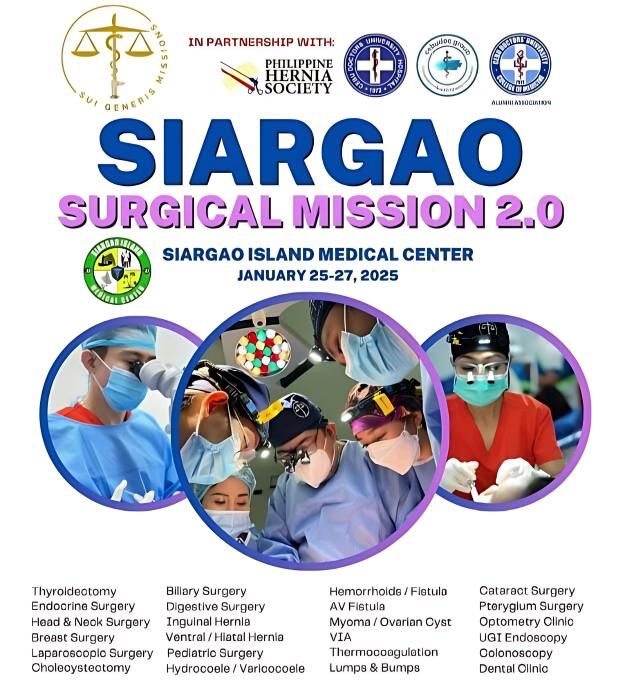 Siargao Surgical Mission 2.0: Paghahatid ng pangangalagang pangkalusugan sa lahat ng Surigaonon