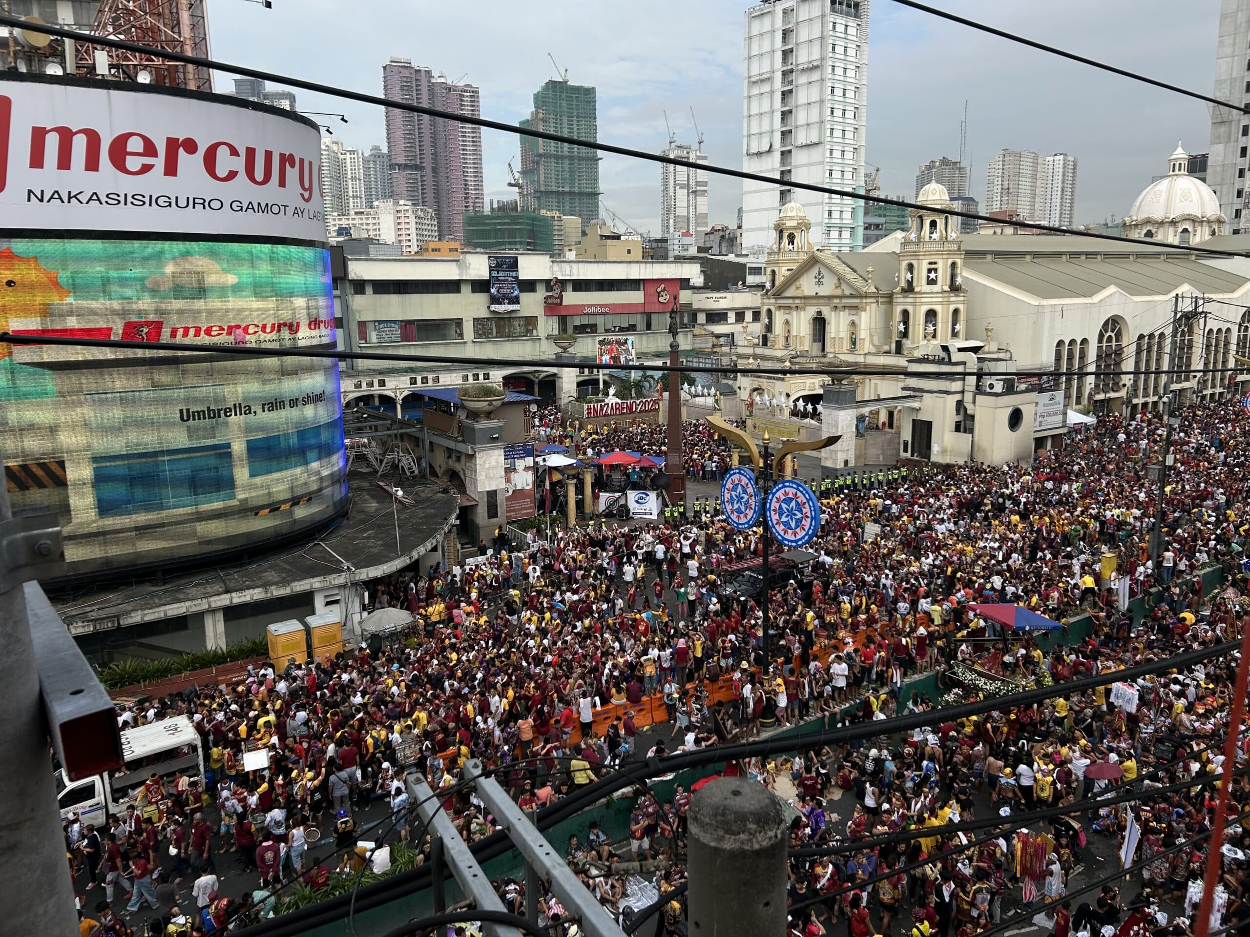 Devotees flock to Quiapo Church as Traslacion 2025 carries on