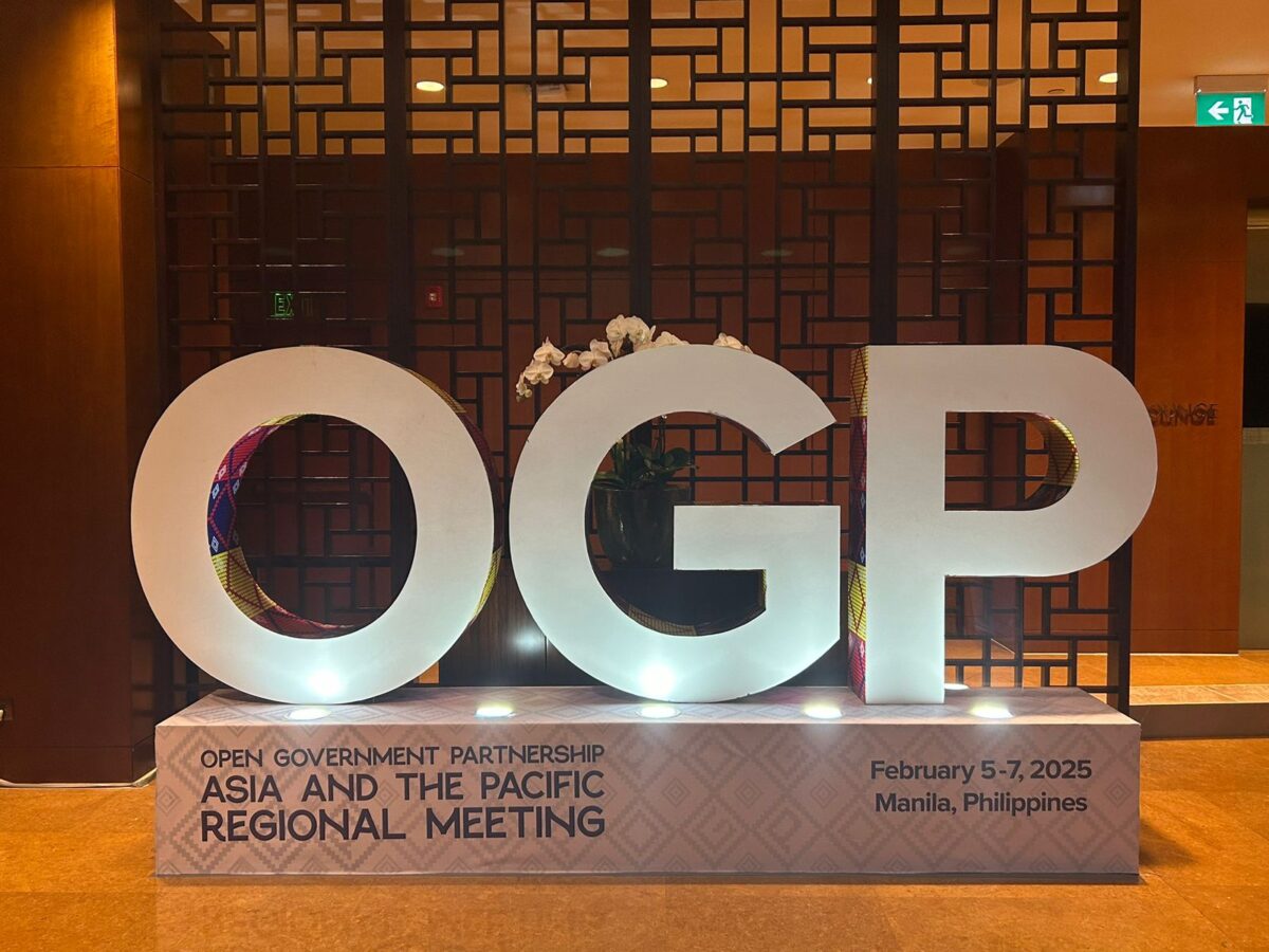 Ang Open Government Partnership - Asia at ang Pacific Regional Meeting, na naganap mula Pebrero 5 hanggang 7 sa Grand Hyatt Manila, ay nagsisimula sa Miyerkules. Ito ang unang pagkakataon na i -host ng Pilipinas ang kaganapan. (Larawan mula sa Luisa Cabato / Inquirer.net)