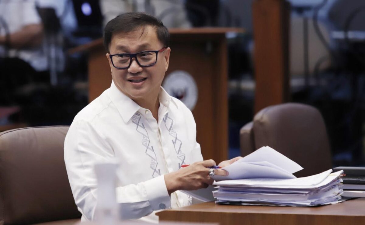 Sen. Francis Tolentino took a subtle dig at some agency heads who were absent at a Senate hearing on Thursday because they were on official travel. — File photo