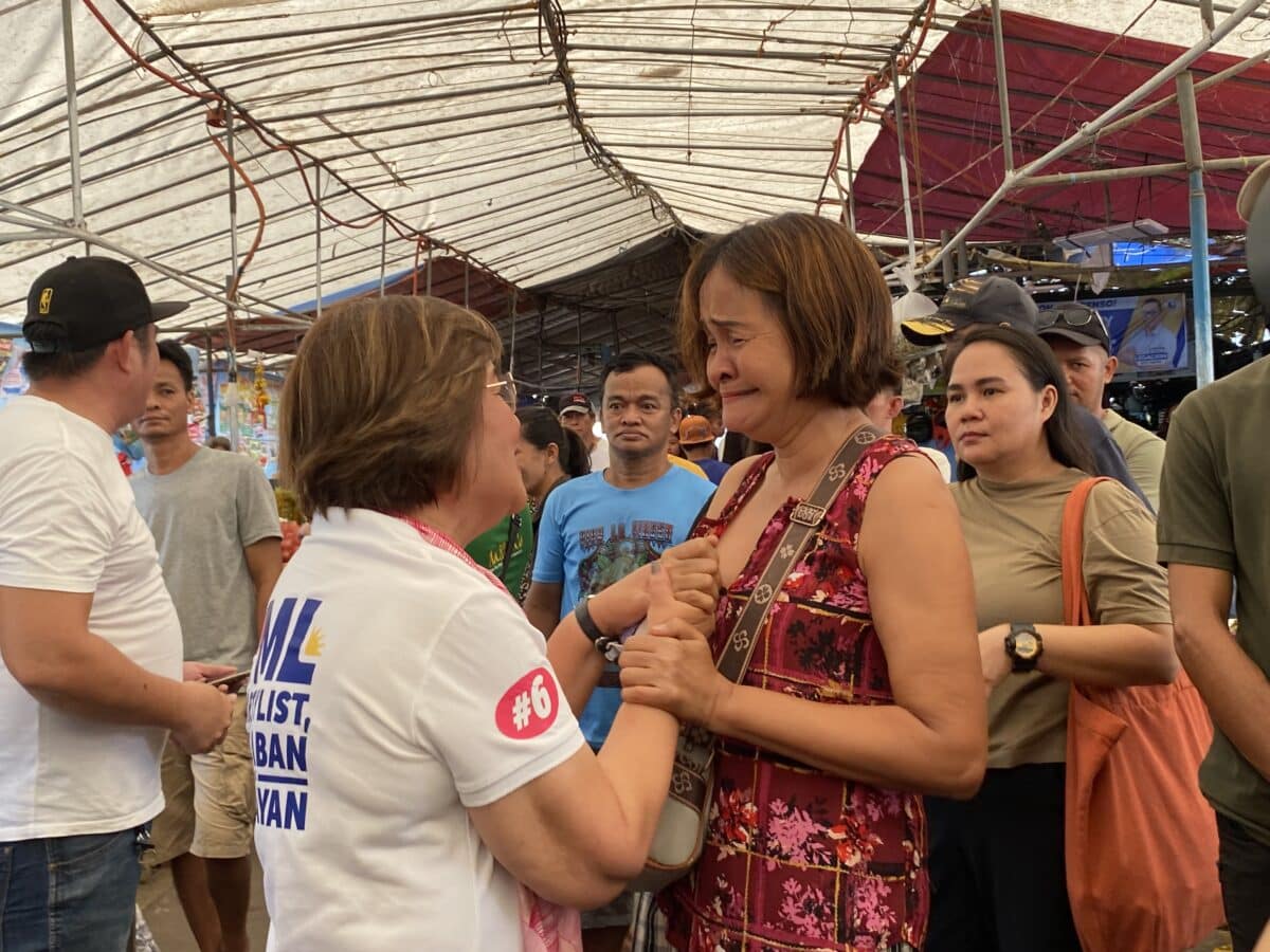 Robredo endorses De Lima's Congressional bid as first nominee of ML party-list in Naga City