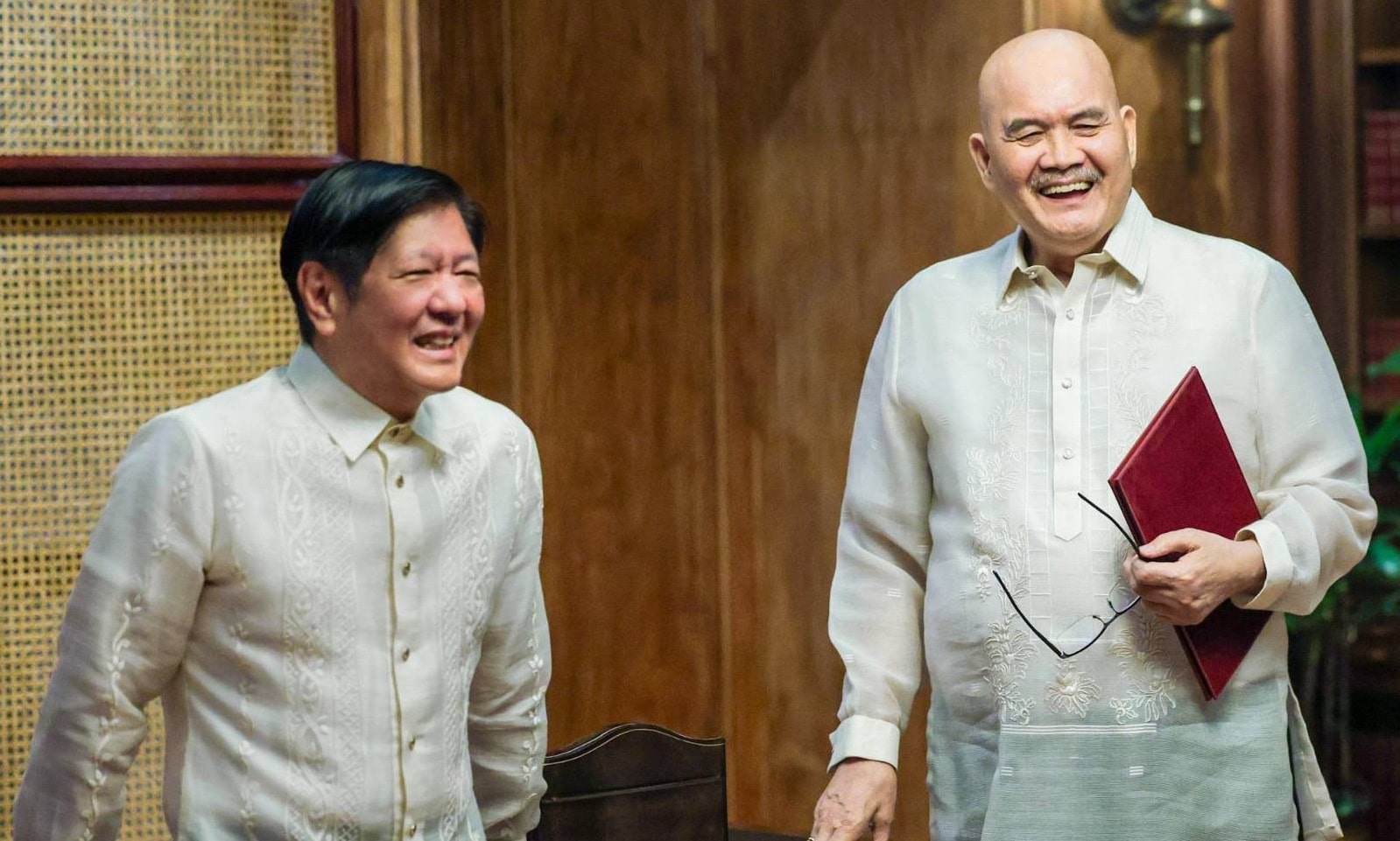 NEW PALACE POST President Marcos (left) on March 12announces the appointment of former Environment Secretary Antonio Cerilles as his adviser for Mindanao concerns. 