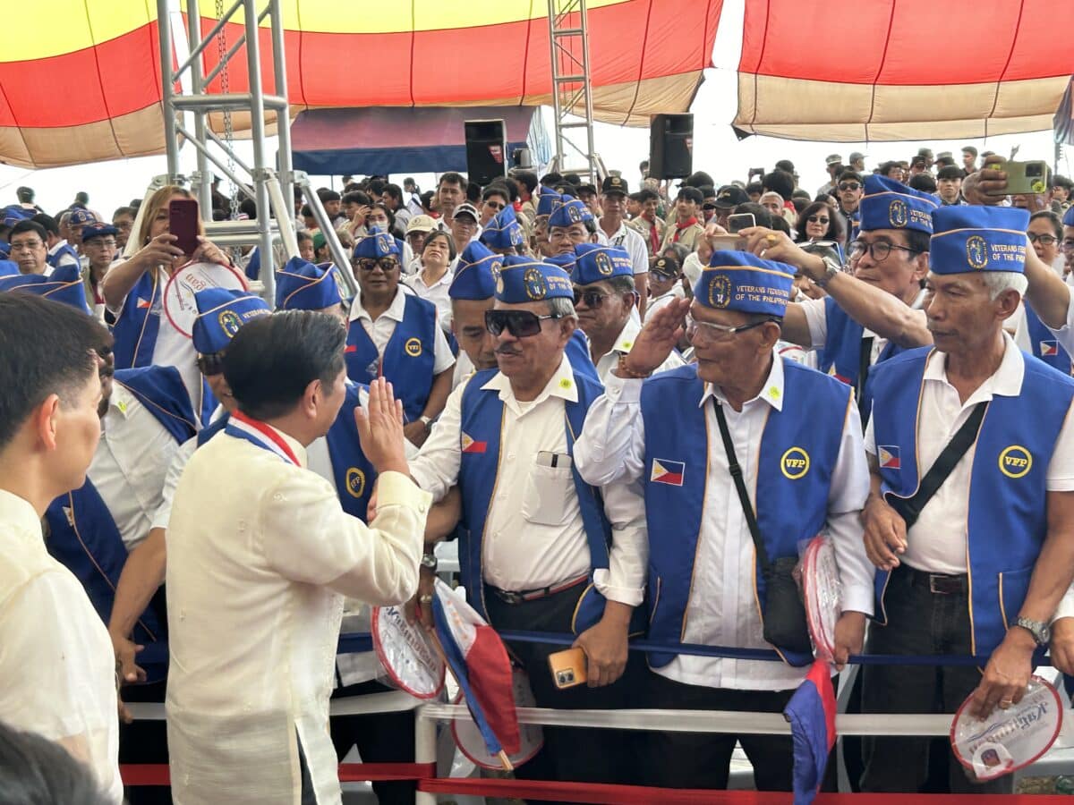 President Ferdinand Marcos Jr. leads the 83rd anniversary of the Araw ng Kagitingan at the Mount Samat National Shrine in Bataan on Wednesday. The national observance honors the heroism of Filipino and American soldiers during World War II, particularly during the Fall of Bataan and the Resistance in Corregidor. — Photo by Luisa Cabato