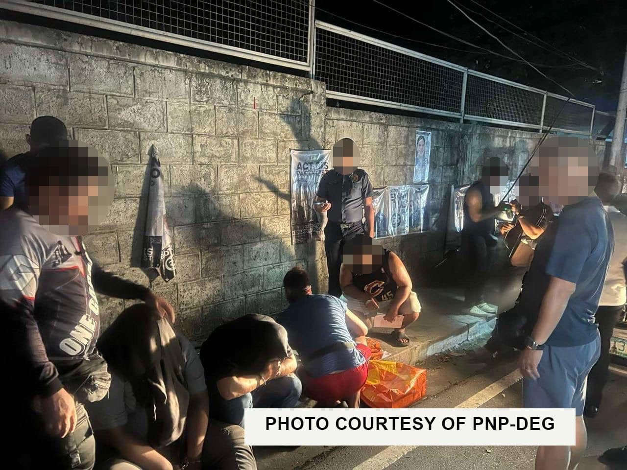 Authorities seize suspected shabu valued at P74.8 million and arrest two individuals in a buy-bust operation in Barangay Amparo, Caloocan City on Sunday evening, April 27, 2025. (Photo from the Philippine National Police)