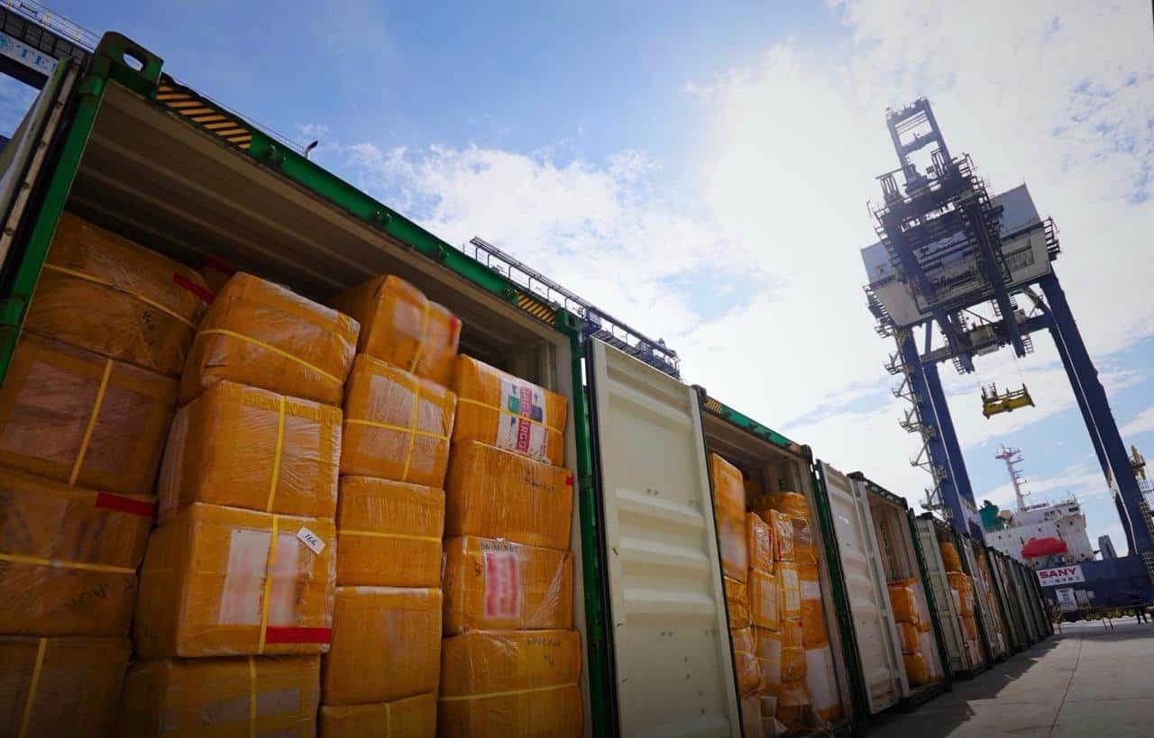 The unclaimed balikbayan boxes to be turned over by the BOC to DMW. Photos courtesy of BOC
