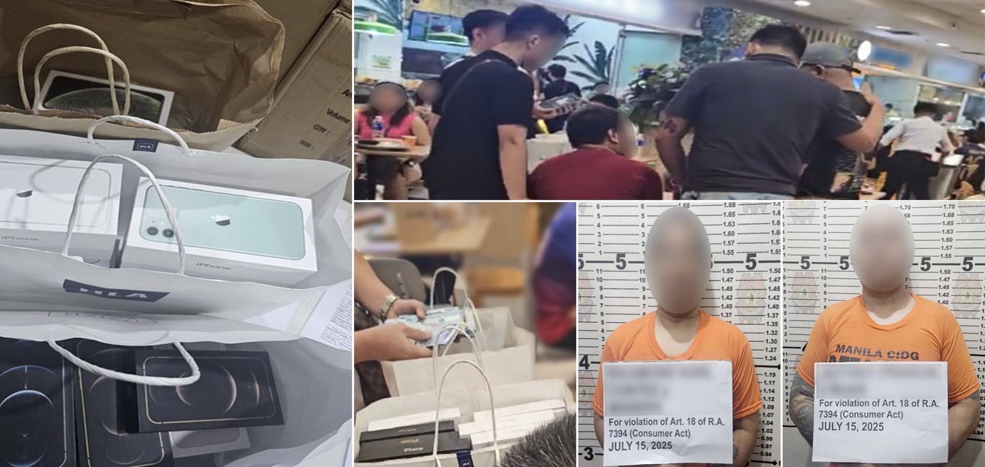 2 nabbed for selling P780,000 worth of unlicensed iPhones in Manila