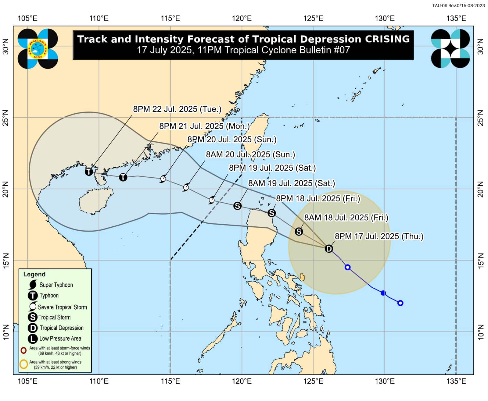 Gov’t agencies on alert  as ‘Crising’ heads for Luzon