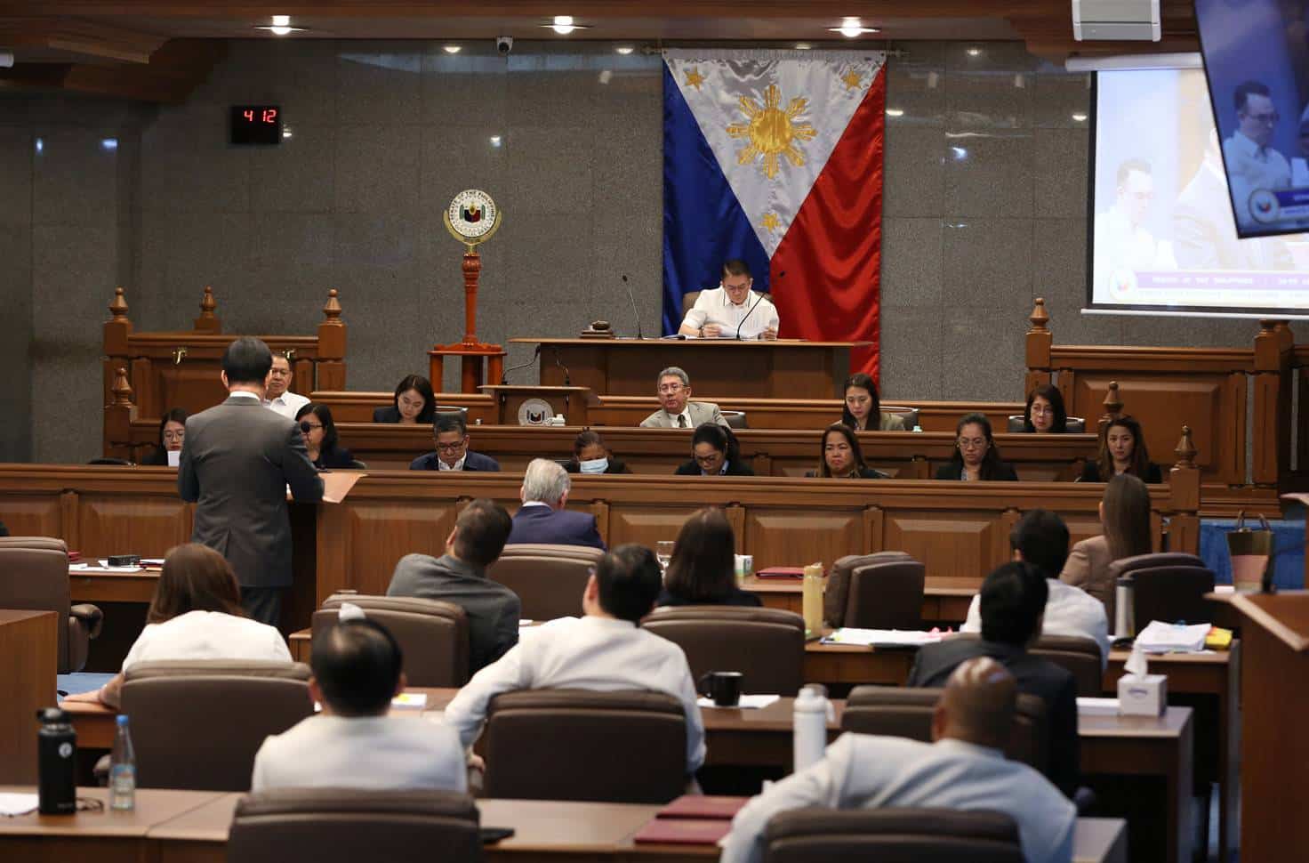 PIVOTAL SESSION Though not formally convened for the dayas an impeachment court, the Senate takes up the Supreme Court ruling on the impeachment complaint against Vice President Sara Duterte.