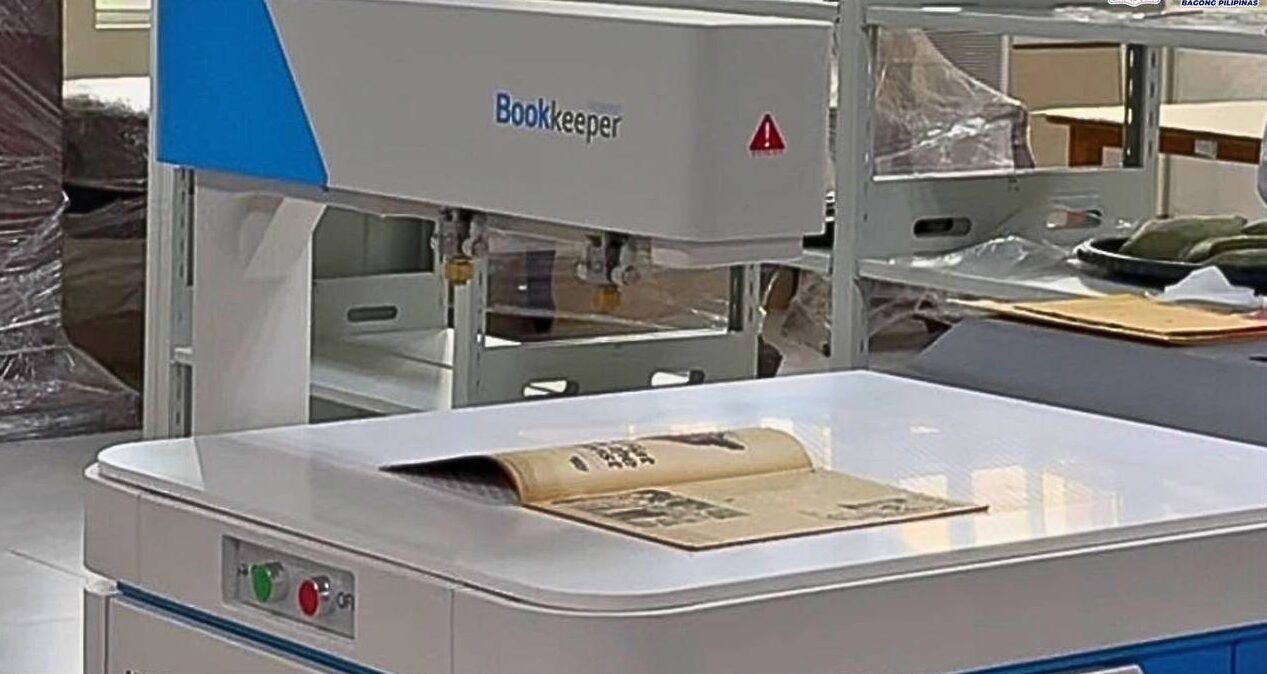 The deacidification spray system treats paper acidity tofurther preserve print artifacts.