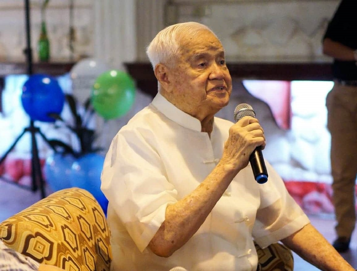 Ex-Tacloban City Mayor Alfredo `Bejo' Romualdez passes away at 91