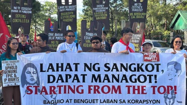 Baguio anti-corruption protesters: Change doesn’t happen overnight