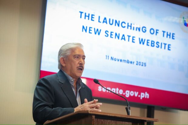 Senate unveils new website to enhance public access, transparency