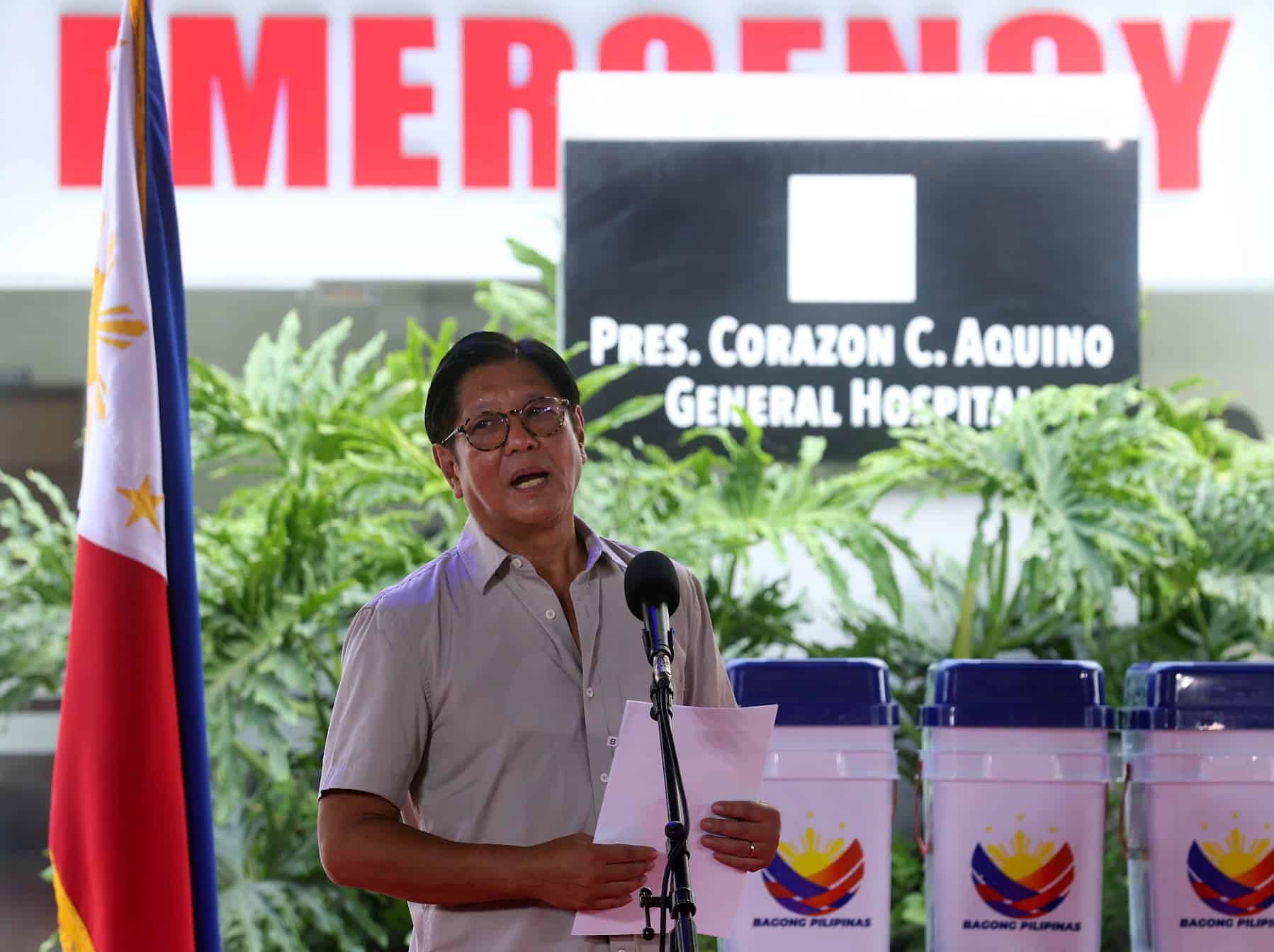 Marcos: Lasst uns unsere Ehre bewahren, Bonifacio nacheifern